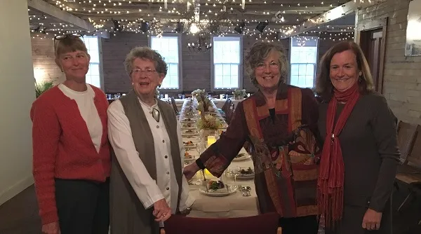 2017: The Livery's First Harvest Dinner - Warm Welcome from Faith Reney, Donna Gazelle, Barbara Sullivan and Sharon Parsons